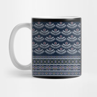 Whispers of Tradition: Indian Tribal Fabric Pattern Painting Tutorial Mug